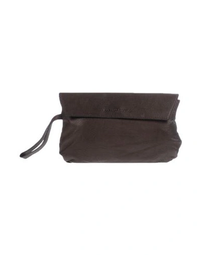 Shop Karl Lagerfeld Handbag In Dark Brown
