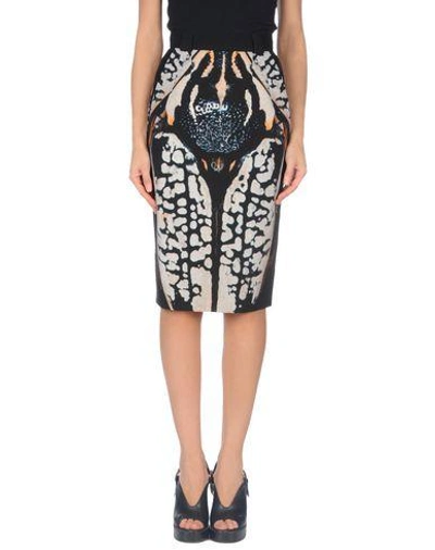 Shop Barbara Bui Knee Length Skirt In Black