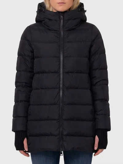 Herno Chamonix A-shape Puffer Jacker In Black