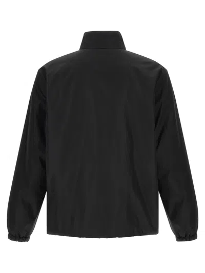 Jil Sander Midnight Blue Polyester Jacket In Black