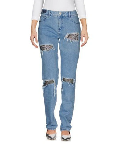 House Of Holland Denim Pants In Blue