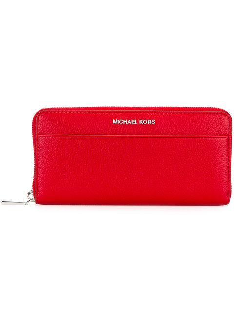 michael kors bright red wallet