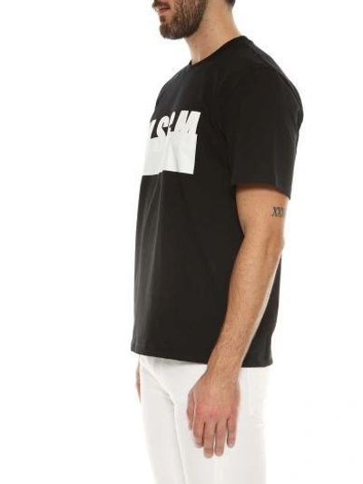 Shop Msgm T-shirt In Nero