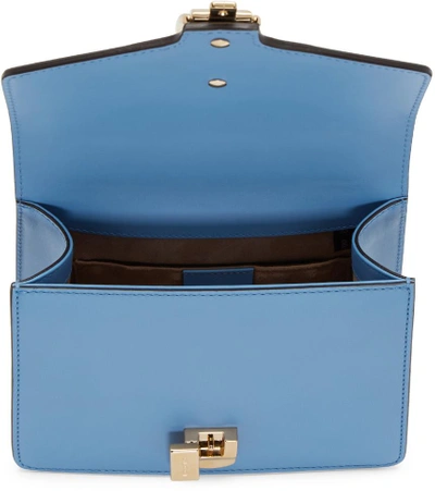 Shop Gucci Blue Mini Sylvie Bag
