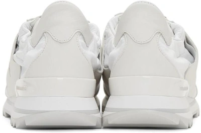 Shop Y-3 White Rhita Sport Sneakers