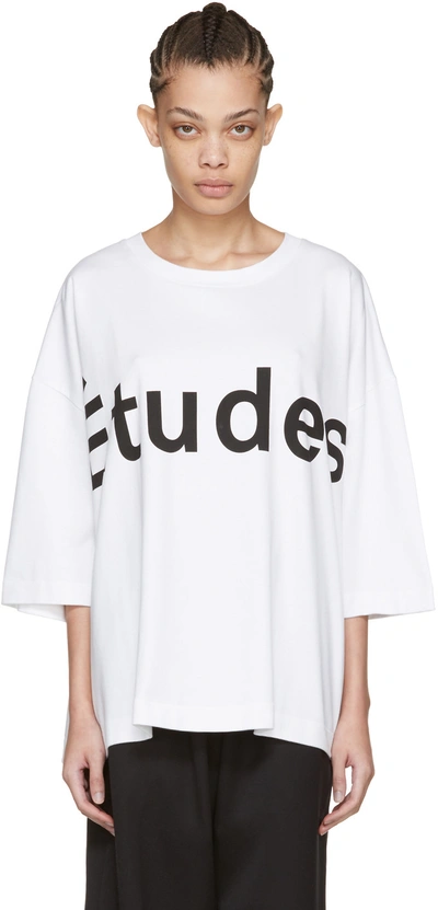 Etudes Studio White Desert Logo T-shirt