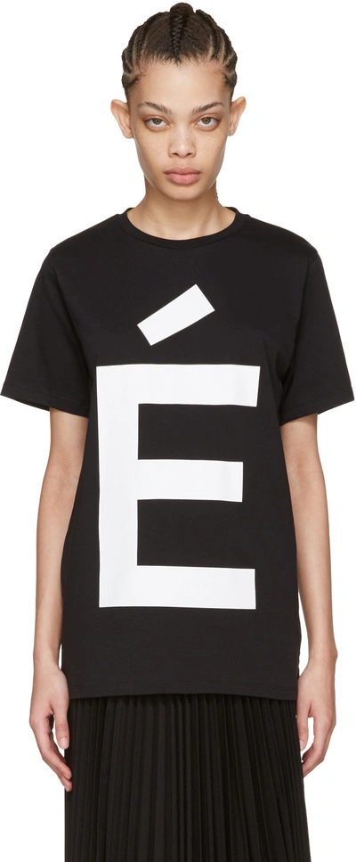 Etudes Studio Black Page Accent T-shirt