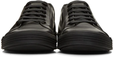 Shop Rick Owens Black Geotrasher Sneakers In 999 Black/black