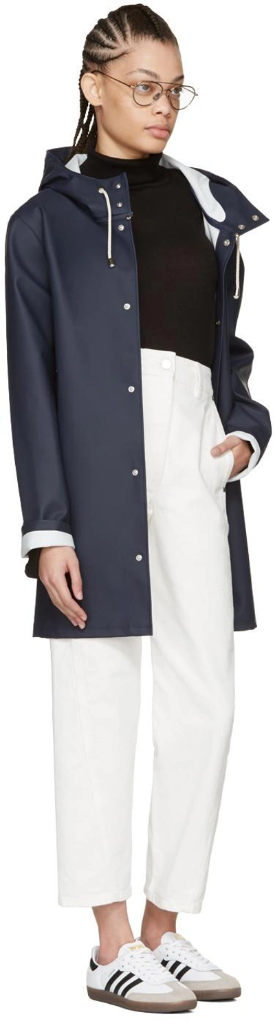 Shop Stutterheim Navy Stockholm Raincoat