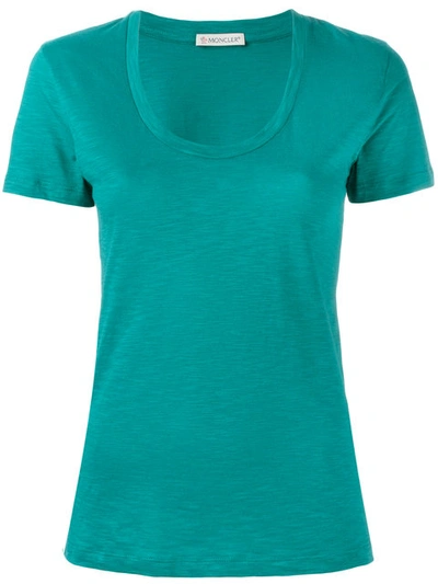 Moncler Scollo T In Green