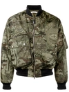 GIVENCHY camo-print bomber jacket,DRYCLEANONLY