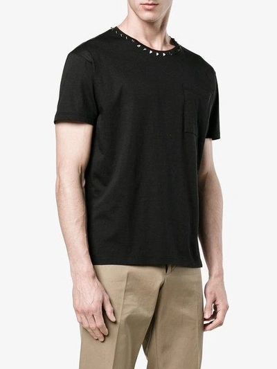 Shop Valentino Rockstud T-shirt In Black