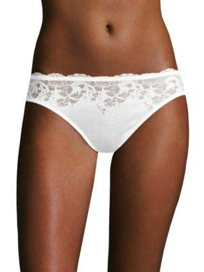 Shop Wacoal Lace Affair Bikini Brief In White