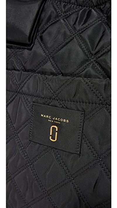 Shop Marc Jacobs Nylon Knot Tote In Black