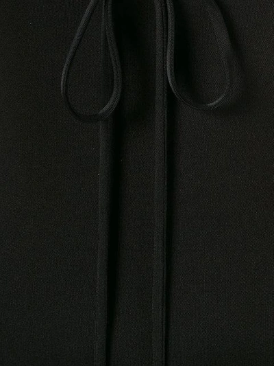 Shop Philipp Plein Neck-tie Detail Dress - Black