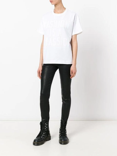 Shop Sacai Loose-fit T-shirt - White