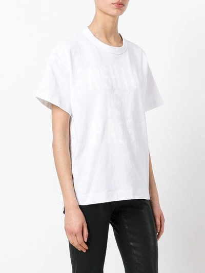 Shop Sacai Loose-fit T-shirt - White