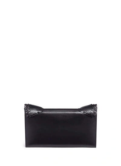 Shop Jimmy Choo 'isabella' Tiered Ruffle Leather Clutch