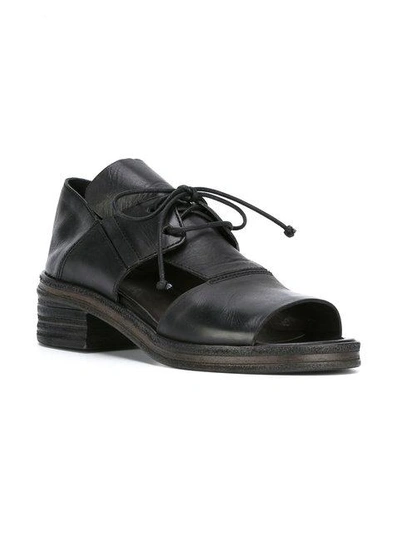 Shop Marsèll Oxford-style Sandals - Black