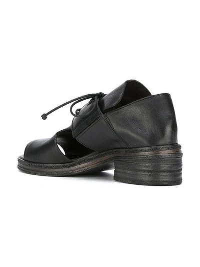 Shop Marsèll Oxford-style Sandals - Black