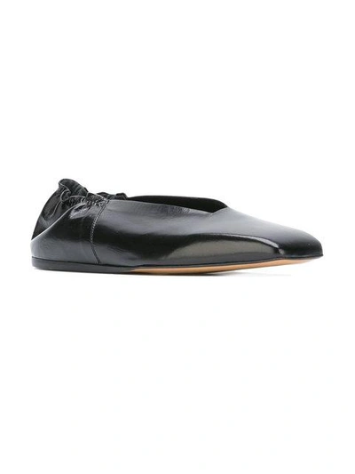 Shop Rick Owens Geo Ballerinas - Black