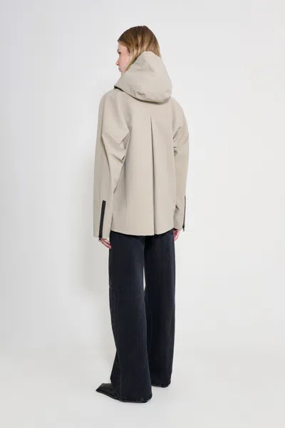 Stutterheim Faversham Matte Raincoat In Gray