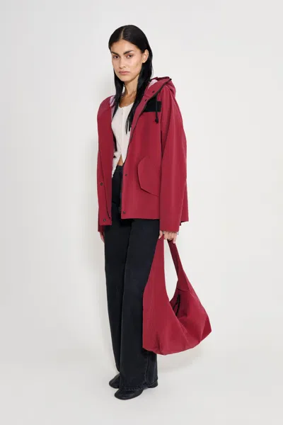 Stutterheim Faversham Matte Raincoat In Pink