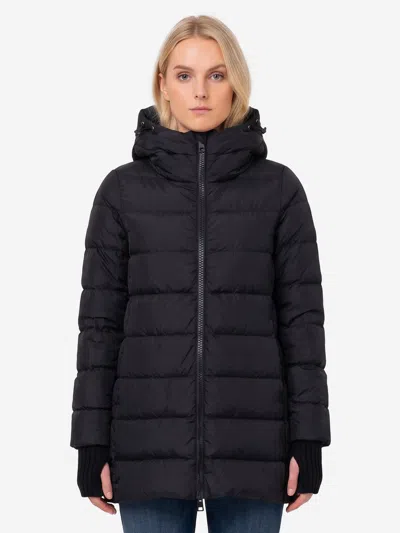 Herno Chamonix A-shape Puffer Jacker In Black