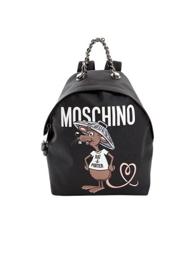 Moschino Backpack Shoulder Bag Women  Couture In Black