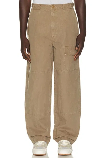 Agolde Khaki Donohue Cargo Pants In Green
