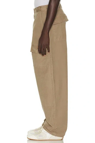 Agolde Khaki Donohue Cargo Pants In Green