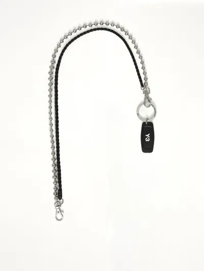 Y-3 Keychain In Black