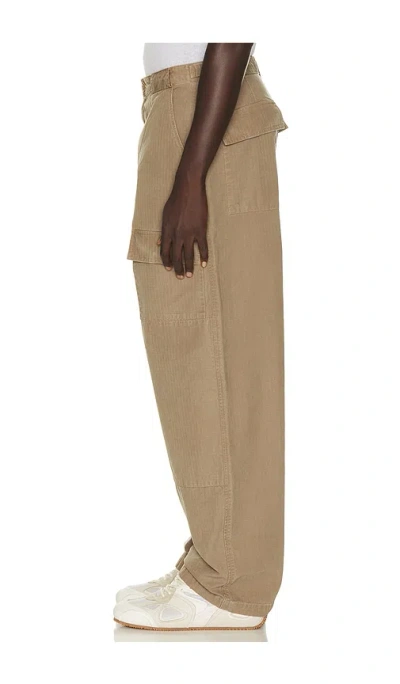 Agolde Khaki Donohue Cargo Pants In Green