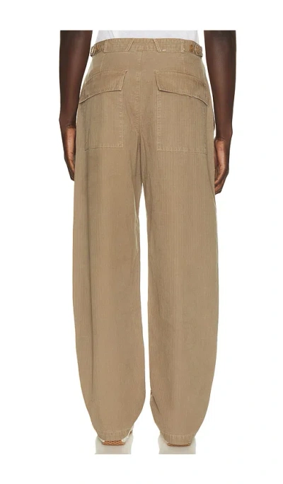 Agolde Khaki Donohue Cargo Pants In Green