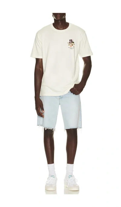 Brixton X Burger She Wrote Tee In White