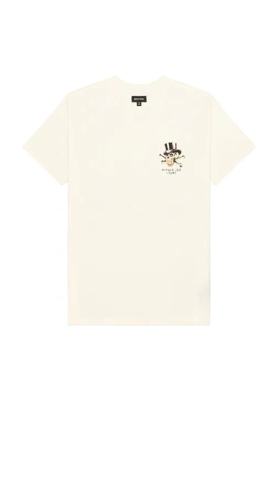Brixton X Burger She Wrote Tee In White
