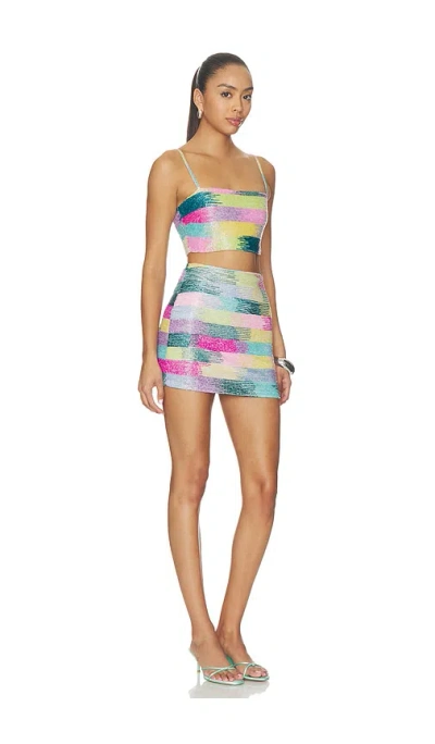 Oceanus Nerina Multi Vibrant Co-ord In Multi Vibrant