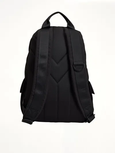 Y-3 Canvas Cotton Backpack With Pockets In Black