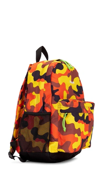 Huf 89 Logo Backpack In 熔岩红