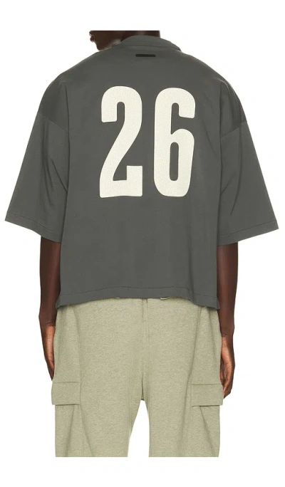 Essentials Merch Tee Logo-print T-shirt In Gray