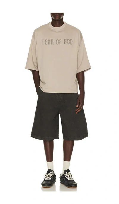 Essentials Merch Tee In Seal