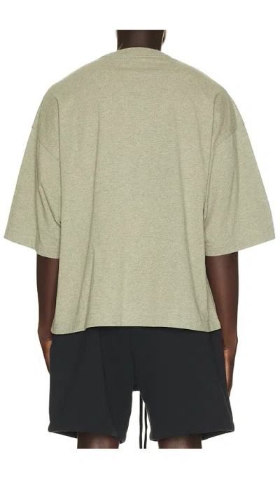 Essentials Logo-patch Oversized T-shirt In Neutral