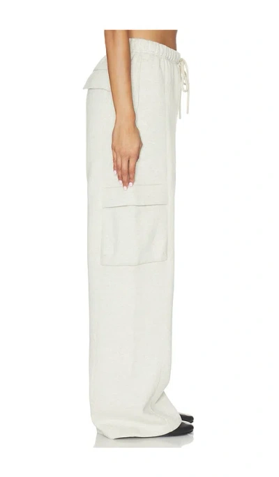 Essentials Cargo Relaxed Sweatpant In White