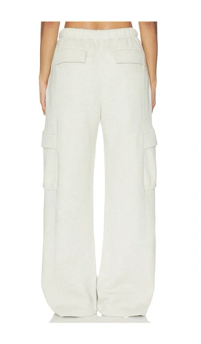 Essentials Cargo Relaxed Sweatpant In White