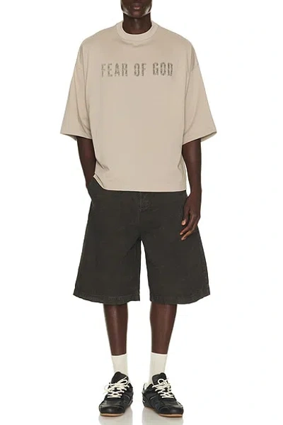Essentials Merch Tee In Seal