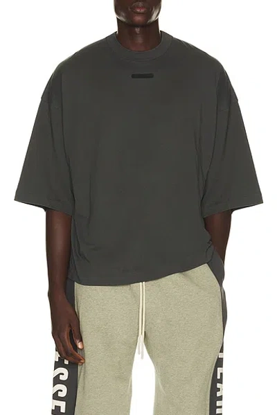 Essentials Merch T-shirt Boxy Fit In Gray