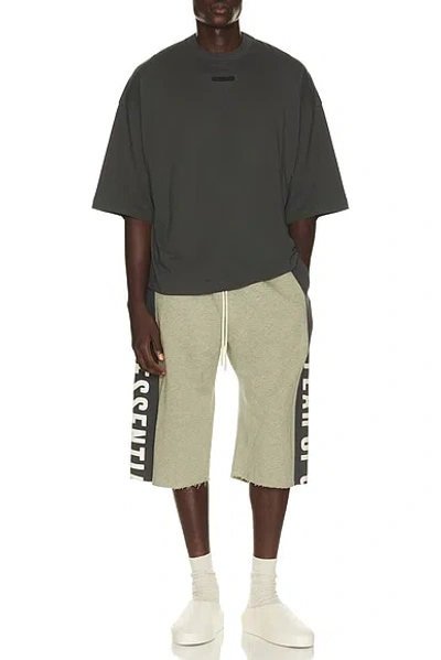 Essentials Merch T-shirt Boxy Fit In Gray