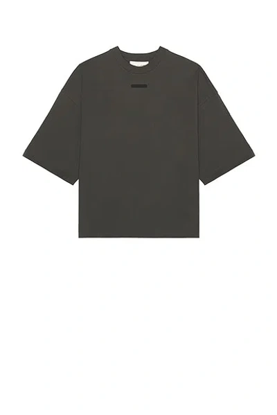 Essentials Merch T-shirt Boxy Fit In Gray