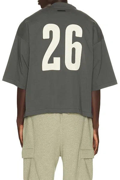 Essentials Merch Tee Logo-print T-shirt In Gray