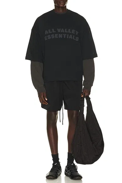 Essentials Merch Tee In Black